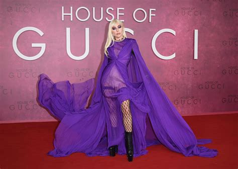 red carpet house of gucci|House of Gucci purple carpet.